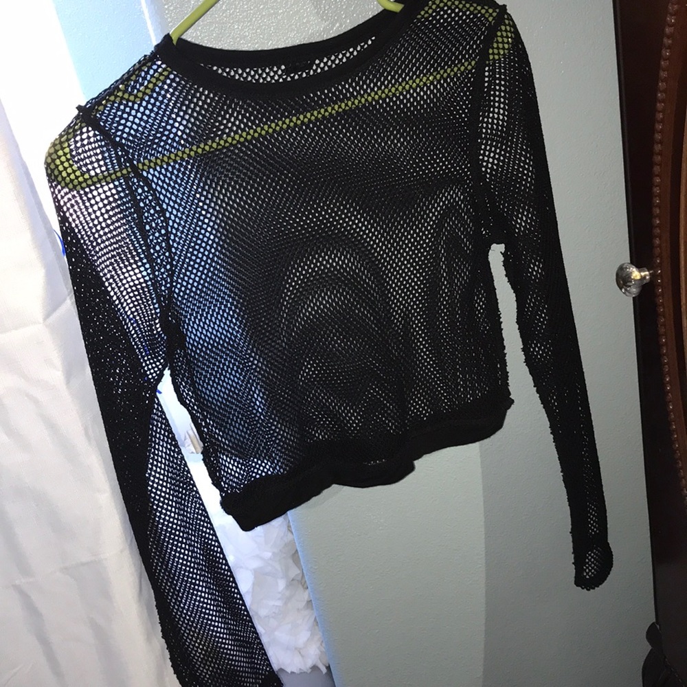 fishnet long sleeve
